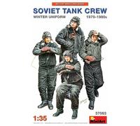 Soviet Tanque Crew 1970-1980s. Winter Uniform 1 :3 5 Figura Plástico Modelo Kit