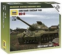 Soviet Tanque IS-3 1:100 Plástico Modelo Kit Zvezda