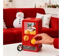 Soview Máquina Gashapon Personalizada con Fotos y Música Máquinas Expendedoras con Retro Mini Disco de Vinilo Regalo Personalizado para Mujer Hombre Navidad Cumpleaños San Valentín