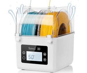 Sovol Caja Secadora de Filamento 3D actualizado Almacenamiento de Filamento soporte de filamento para PLA/ABS/TPU/otros materiales de impresión 3D
