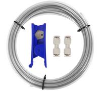 Sovol Tube PTFE 2.5mm ID 4mm OD 5M, Cortador y Racores Incluidos para Bambu lab X1/ X1C/ P1P/ P1S/ A1/ A1 Mini, Prusa MMU3, K1 Max/Ender 3 V3 Accesorios de impresora 3D