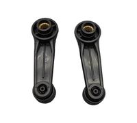 Sovxbgw Elevalunas Manivela para elevalunas de coche, manija de conexión para ventana de coche, palanca de manivela de puerta, color, universal, 2 manivelas Elevalunas eléctrico(Black)