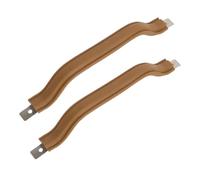 Sovxbgw Maneta Puerta Paquete 2Tiradores Manija Puerta Para Jeep Para YJ Para Wrangler 1987-1995 Embellecedor Interior Delantero Marrón 55009801K Repuesto manijas interiores(Brown-2)