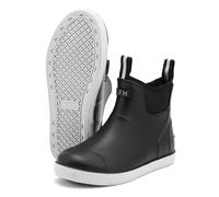 Sowdus Botas de goma para hombre, forradas, originales, básicas, impermeables, transpirables, antideslizantes, moda, PVC, Chelsea, botas de goma para hombre, Negro , 46 EU