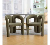 Soweiz Sillón ergonómico con exclusivo pelo de peluche, respaldo bien pensado y convertible para sala de estar/oficina en casa, comodidad, 61 x 52 x 71 cm (verde oliva)