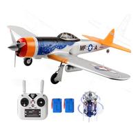 SOWOFA Gran avión RC sin escobillas con una envergadura de 695 mm, planeador retro militar, giroscopio de 6 ejes, 5 canales, vuelo de inversión de acrobacias 3D, adecuado para principiantes y adultos