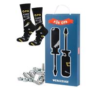 soxo Abuelo Calcetines Hombre Divertidos Algodon Regalos Originales Regalo Algodon 40-45 Opa Werkzeuge 1 Par