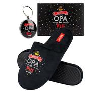 soxo Abuelo Zapatillas Casa Hombre Verano Regalos Pantuflas Divertidas Slippers Llavero 41/42 Zapatillas Opa + Llavero