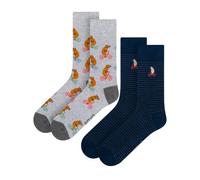 soxo Carpincho Calcetines Mujer Divertidos Regalos Para Hombre Originales Regalo Colores Capybara 40-45 Carpincho Bicicleta 2 Pares