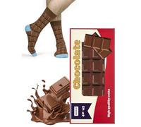 soxo Chocolate Calcetines Mujer Divertidos Regalos Para Hombre Originales Regalo Colores 40-45 Chocolate Hombres 1 Par