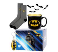 soxo DC Comics Batman Calcetines Hombre & Taza - Regalo Superheroes | Ideas De Cumpleaños, Socks Altos