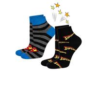 soxo DC Comics The Batman Superman Calcetines Hombre Divertidos Algodon Colores 40-45 Superman Logo 2 Pares