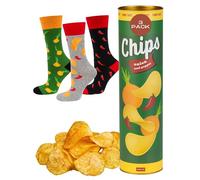 soxo Fast Food Calcetines Mujer Divertidos Regalos Para Hombre Originales Regalo Colores 40-45 Chips 3 Pares