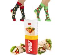 soxo Fast Food Calcetines Mujer Divertidos Regalos Para Hombre Originales Regalo Colores 40-45 Wrap 2 Pares