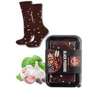 soxo Filete Ternera Calcetines Hombre Divertidos Algodon Regalos Colores Regalo Hombres En Una Caja 40-45 Black Pudding