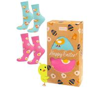 soxo Huevo Pascua Regalos Originales Para Hombre Calcetines Mujer Divertidos 35-40 Easter Mujer 2 Pares