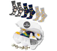 soxo Huevo Pascua Regalos Originales Para Hombre Calcetines Mujer Divertidos 40-45 Pascua 3 Pares