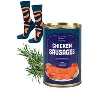 soxo Lata Calcetines Hombre Divertidos Algodon Regalos Originales Colores Regalo Hombres 40-45 Salchichas