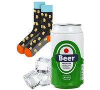 soxo Pack Cervezas Para Regalar - Calcetines Hombre Divertidos Lata 40-45