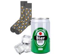 soxo Pack Cervezas Para Regalar - Calcetines Hombre Divertidos Lata 40-45