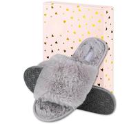 soxo Pantuflas de Felpa para Mujer Regalos Divertidos Cómodas Pantuflas para Mujer Regalo de Verano 35/36 Gris