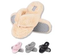 soxo Peluche Zapatillas De Casa Mujer Pantuflas Verano Invierno Babuchas Women Slippers Chanclas De Felpa 37/38 Beige