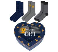 soxo Regalo Abuelo - Calcetines Hombre Divertidos & Taza 40-45