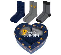 soxo Regalo Abuelo - Calcetines Hombre Divertidos & Taza 40-45