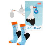 soxo Regalo Para Partera Calcetines Mujer Divertidos Medias Altos Algodon Colores Socks 35-40 Azul