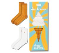 soxo Regalos Originales - Helado Calcetines Mujer Divertidos 35-40