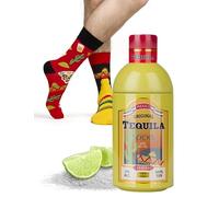 soxo Whisky Calcetines Hombre Divertidos Algodon Regalos Originales Colores Regalo Hombres 40-45 Tequila 1 Par