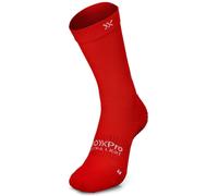 SOXPro - Calcetines Ultra Light Calze Grip & Anti Slip, Unisex, Rojo, S