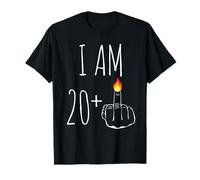 Soy 20 más 1 dedo medio para un cumpleaños número 21 Camiseta