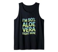 Soy 90 Aloe Vera ahora mismo Quemadura de sol Camiseta sin Mangas