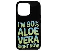 Soy 90 Aloe Vera ahora mismo Quemadura de sol Carcasa para iPhone 13 Pro