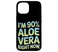 Soy 90 Aloe Vera ahora mismo Quemadura de sol Carcasa para iPhone 15