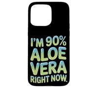 Soy 90 Aloe Vera ahora mismo Quemadura de sol Carcasa para iPhone 15 Pro Max