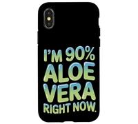 Soy 90 Aloe Vera ahora mismo Quemadura de sol Carcasa para iPhone X/XS