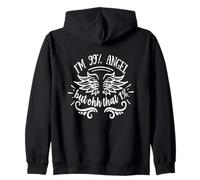Soy 99% por ciento Ángel Pero Ohh Ese 1% Mujeres Divertidas Sudadera con Capucha