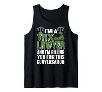 Soy Abogado Fiscal Te Cobro Cada Palabra Que Hablamos Camiseta sin Mangas