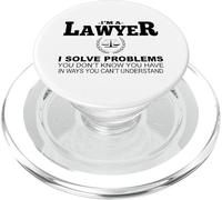 Soy Abogado Resuelvo Problemas Que Usted No - Funny Lawyer PopSockets PopGrip para MagSafe