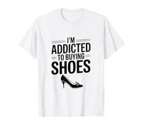 Soy Adicto a Comprar Zapatos Funny Fashion Lover Camiseta