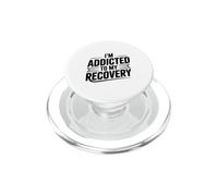 Soy Adicto a mi cotización Motivacional de recuperación PopSockets PopGrip para MagSafe