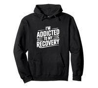 Soy Adicto a mi cotización Motivacional de recuperación Sudadera con Capucha