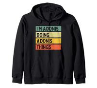 Soy Adonis Doing Adonis Things Funny Citas Personalizadas Sudadera con Capucha