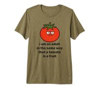 Soy Adulto de la Misma Manera Que un Tomate es una Fruta Camiseta Premium