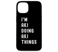 Soy AKI Haciendo Cosas de AKI Carcasa para iPhone 13