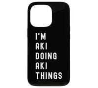 Soy AKI Haciendo Cosas de AKI Carcasa para iPhone 13 Pro