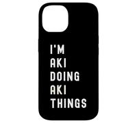 Soy AKI Haciendo Cosas de AKI Carcasa para iPhone 14
