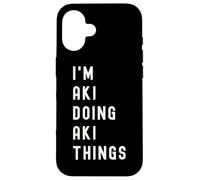 Soy AKI Haciendo Cosas de AKI Carcasa para iPhone 16